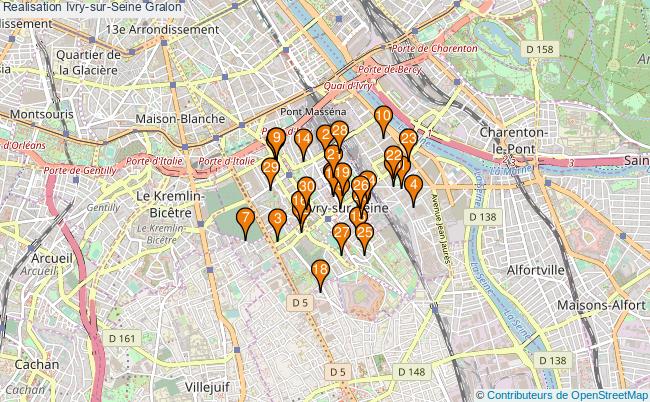 plan Realisation Ivry-sur-Seine Associations Realisation Ivry-sur-Seine : 129 associations