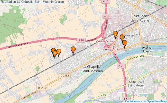 plan Realisation La Chapelle-Saint-Mesmin Associations Realisation La Chapelle-Saint-Mesmin : 7 associations