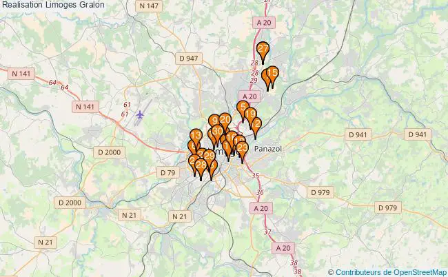 plan Realisation Limoges Associations Realisation Limoges : 200 associations