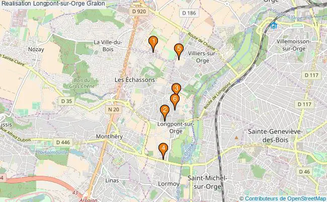 plan Realisation Longpont-sur-Orge Associations Realisation Longpont-sur-Orge : 8 associations