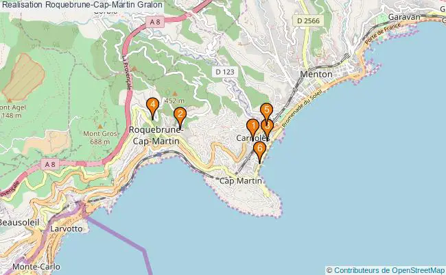 plan Realisation Roquebrune-Cap-Martin Associations Realisation Roquebrune-Cap-Martin : 10 associations