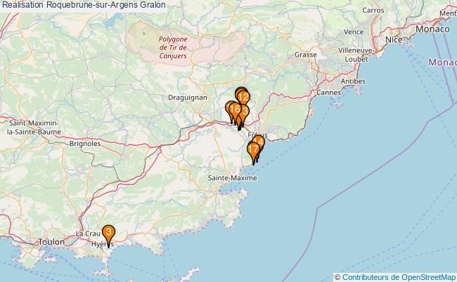 plan Realisation Roquebrune-sur-Argens Associations Realisation Roquebrune-sur-Argens : 26 associations