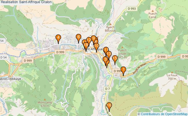 plan Realisation Saint-Affrique Associations Realisation Saint-Affrique : 19 associations