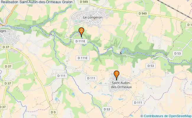 plan Realisation Saint-Aubin-des-Ormeaux Associations Realisation Saint-Aubin-des-Ormeaux : 3 associations