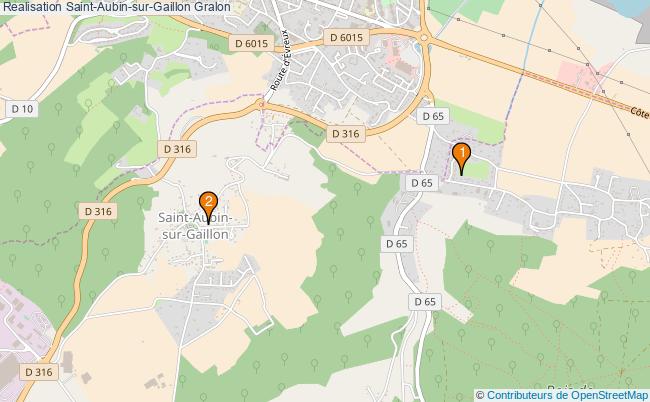 plan Realisation Saint-Aubin-sur-Gaillon Associations Realisation Saint-Aubin-sur-Gaillon : 2 associations