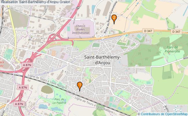 plan Realisation Saint-Barthélemy-d'Anjou Associations Realisation Saint-Barthélemy-d'Anjou : 3 associations