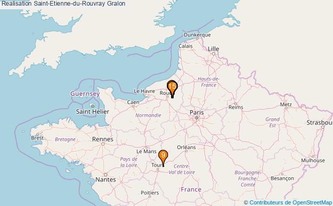 plan Realisation Saint-Etienne-du-Rouvray Associations Realisation Saint-Etienne-du-Rouvray : 14 associations