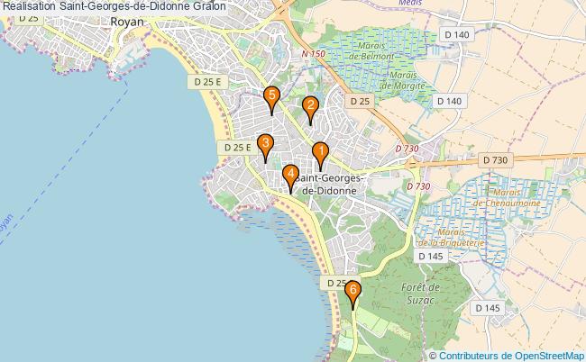 plan Realisation Saint-Georges-de-Didonne Associations Realisation Saint-Georges-de-Didonne : 7 associations