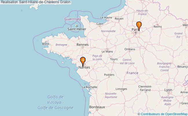 plan Realisation Saint-Hilaire-de-Chaléons Associations Realisation Saint-Hilaire-de-Chaléons : 3 associations