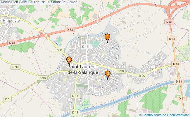 plan Realisation Saint-Laurent-de-la-Salanque Associations Realisation Saint-Laurent-de-la-Salanque : 9 associations