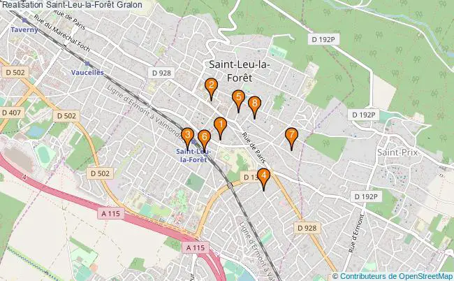 plan Realisation Saint-Leu-la-Forêt Associations Realisation Saint-Leu-la-Forêt : 14 associations