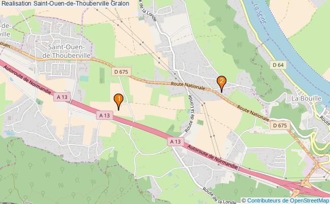 plan Realisation Saint-Ouen-de-Thouberville Associations Realisation Saint-Ouen-de-Thouberville : 3 associations