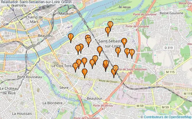 plan Realisation Saint-Sébastien-sur-Loire Associations Realisation Saint-Sébastien-sur-Loire : 27 associations