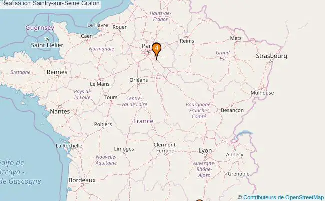 plan Realisation Saintry-sur-Seine Associations Realisation Saintry-sur-Seine : 5 associations