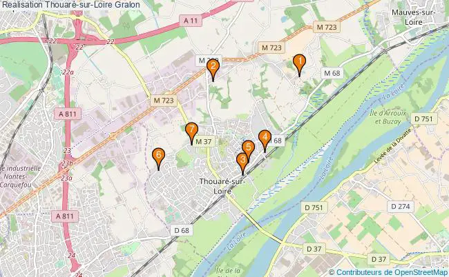 plan Realisation Thouaré-sur-Loire Associations Realisation Thouaré-sur-Loire : 10 associations