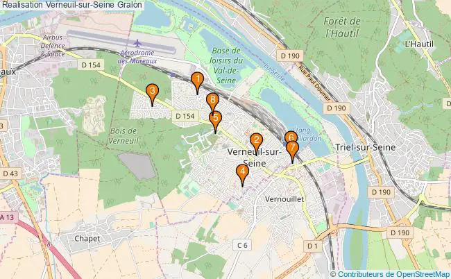 plan Realisation Verneuil-sur-Seine Associations Realisation Verneuil-sur-Seine : 9 associations