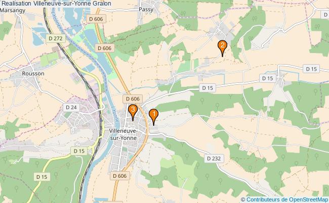 plan Realisation Villeneuve-sur-Yonne Associations Realisation Villeneuve-sur-Yonne : 4 associations