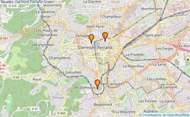 plan Réalités Clermont-Ferrand Associations Réalités Clermont-Ferrand : 3 associations