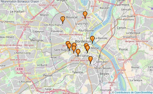 plan Réanimation Bordeaux Associations réanimation Bordeaux : 12 associations