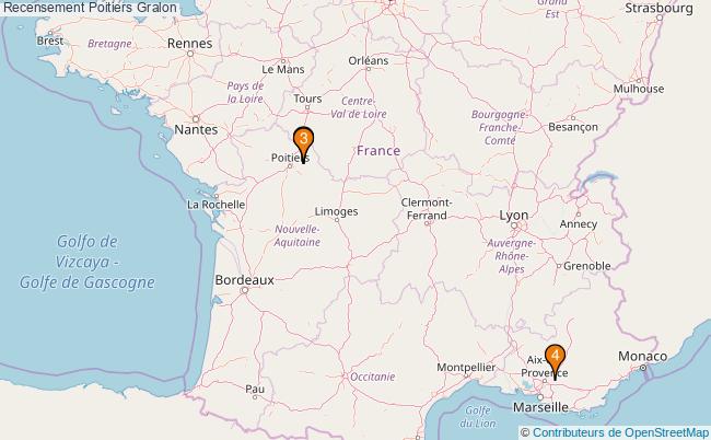plan Recensement Poitiers Associations recensement Poitiers : 3 associations