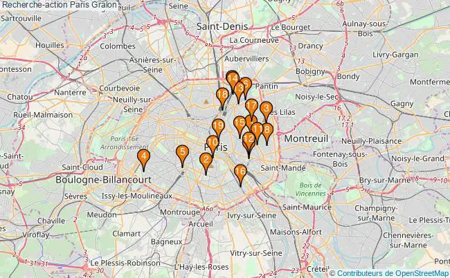 plan Recherche-action Paris Associations recherche-action Paris : 23 associations
