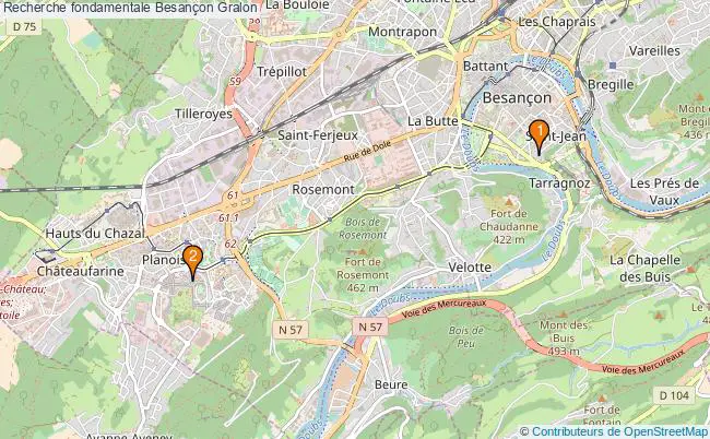plan Recherche fondamentale Besançon Associations recherche fondamentale Besançon : 2 associations