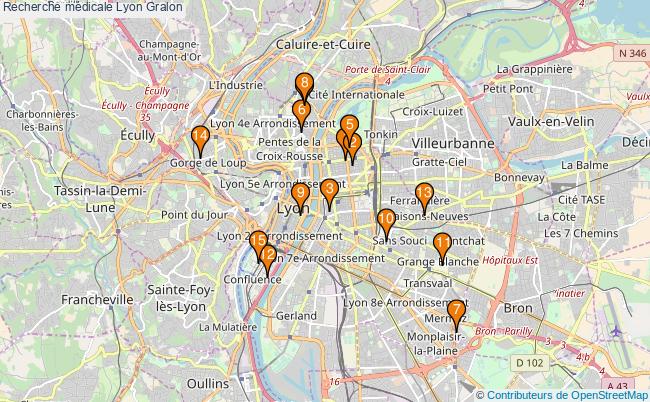 plan Recherche médicale Lyon Associations recherche médicale Lyon : 17 associations