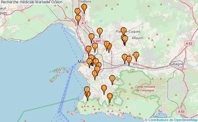 plan Recherche médicale Marseille Associations recherche médicale Marseille : 33 associations