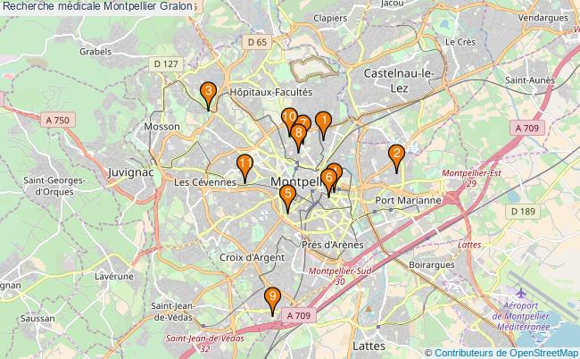 plan Recherche médicale Montpellier Associations recherche médicale Montpellier : 12 associations