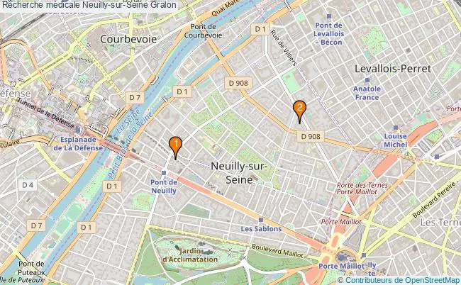 plan Recherche médicale Neuilly-sur-Seine Associations recherche médicale Neuilly-sur-Seine : 4 associations