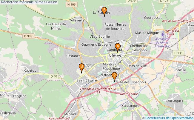 plan Recherche médicale Nîmes Associations recherche médicale Nîmes : 4 associations