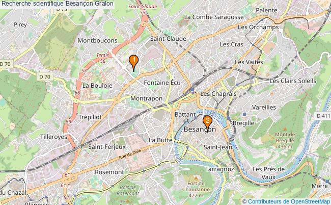 plan Recherche scientifique Besançon Associations recherche scientifique Besançon : 4 associations