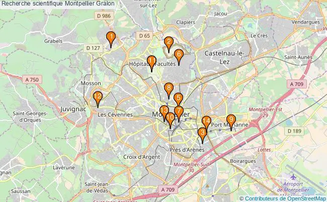plan Recherche scientifique Montpellier Associations recherche scientifique Montpellier : 18 associations