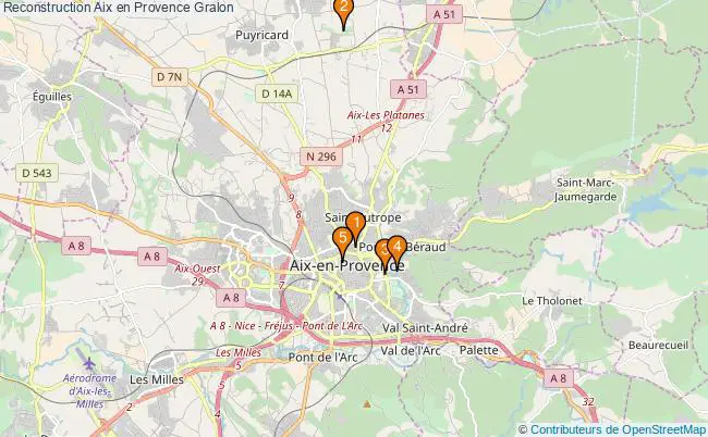plan Reconstruction Aix en Provence Associations Reconstruction Aix en Provence : 6 associations