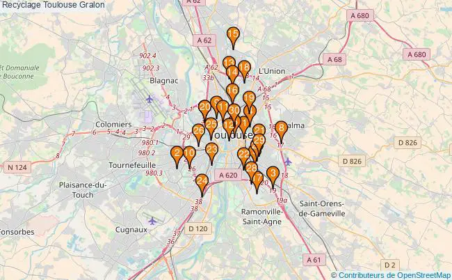 plan Recyclage Toulouse Associations Recyclage Toulouse : 52 associations
