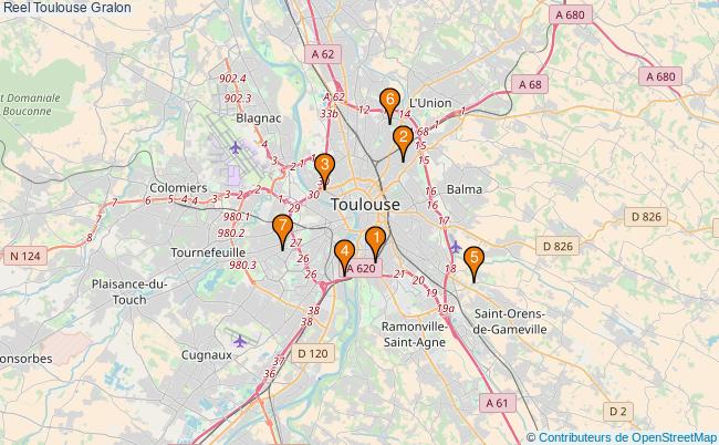 plan Reel Toulouse Associations reel Toulouse : 7 associations