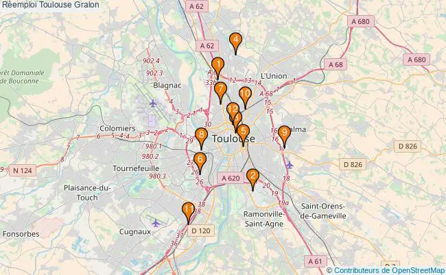 plan Réemploi Toulouse Associations Réemploi Toulouse : 18 associations