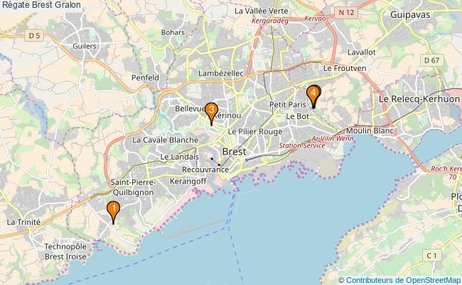 plan Régate Brest Associations régate Brest : 5 associations