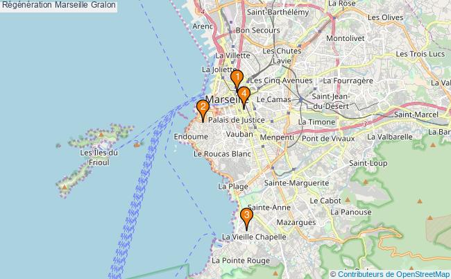plan Régénération Marseille Associations régénération Marseille : 6 associations