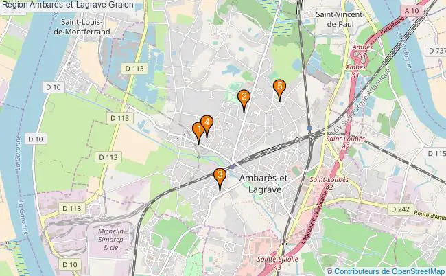 plan Région Ambarès-et-Lagrave Associations région Ambarès-et-Lagrave : 6 associations