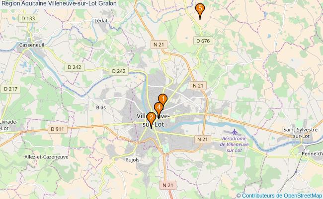 plan Région Aquitaine Villeneuve-sur-Lot Associations Région Aquitaine Villeneuve-sur-Lot : 5 associations