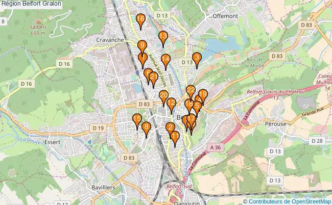 plan Région Belfort Associations région Belfort : 24 associations