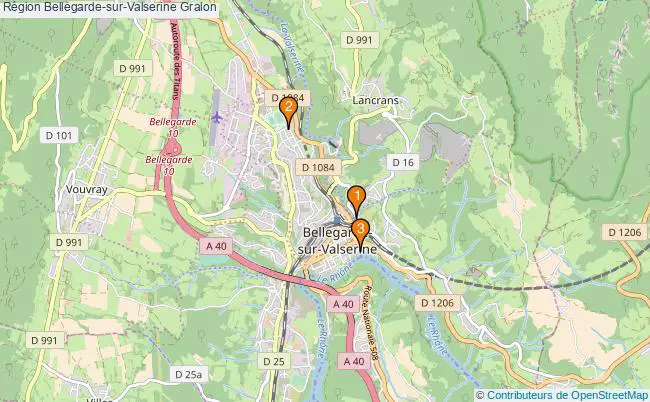 plan Région Bellegarde-sur-Valserine Associations région Bellegarde-sur-Valserine : 5 associations