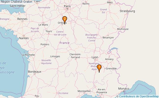 plan Région Chabeuil Associations région Chabeuil : 3 associations