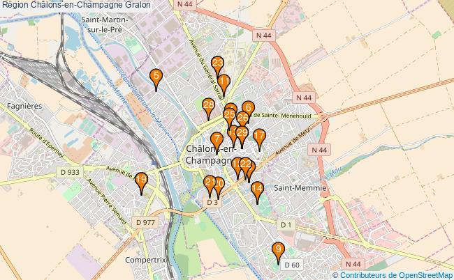 plan Région Châlons-en-Champagne Associations région Châlons-en-Champagne : 37 associations