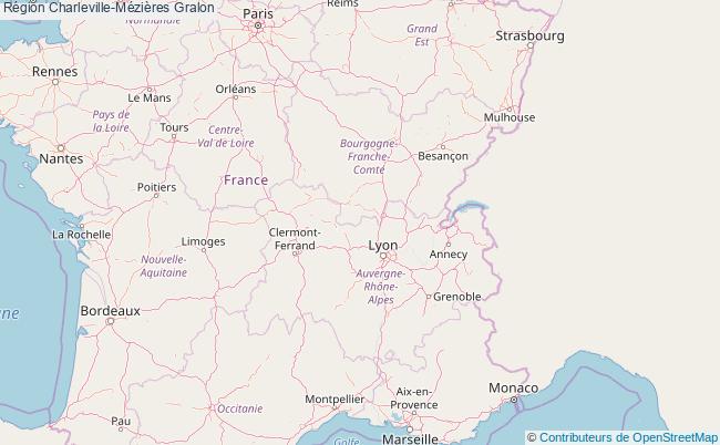 plan Région Charleville-Mézières Associations région Charleville-Mézières : 16 associations