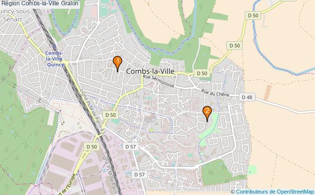 plan Région Combs-la-Ville Associations région Combs-la-Ville : 5 associations