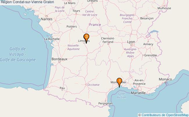 plan Région Condat-sur-Vienne Associations région Condat-sur-Vienne : 3 associations