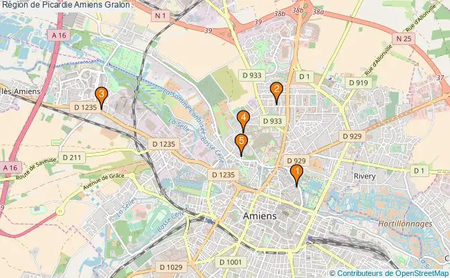 plan Région de Picardie Amiens Associations région de Picardie Amiens : 6 associations