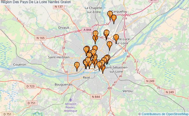 plan Région Des Pays De La Loire Nantes Associations Région Des Pays De La Loire Nantes : 45 associations